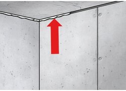 1K-Pistolenschaum PURLOGIC, Schema Verwendung mit rotem Pfeil