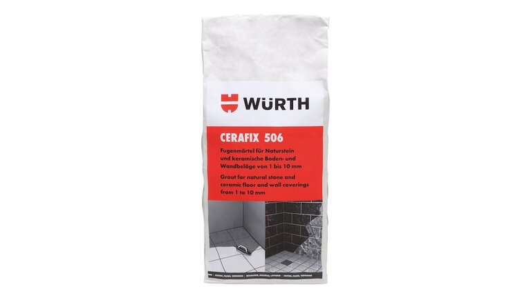 Fugenmörtel CERAfix 506, im weißen Sack verpackt, stehend