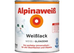 Alpina Weißlack, in der Dose