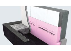 Rose Austrotherm XPS TOP Sockelplatten zur Perimeterdämmung.