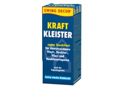 Swing Decor Kraftkleister Hauptbild Swing Decor Kraftkleister, extra starke Klebkraft, blaue Packung.