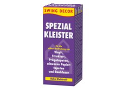 Swing Decor Spezialkleister Hauptbild Swing Decor Spezialkleister, hohe Klebkraft, lila Packung.