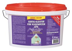 Swing Decor Vliestapeten-Kleister GTV, im weißen Eimer mit rotem Deckel