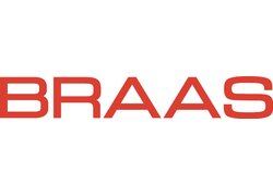Rotes Logo mit Schriftzug "BRAAS".