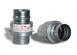 Absperrvorrichtung für Lüftungsleitungen zur Vermeidung von Brandübertragung.