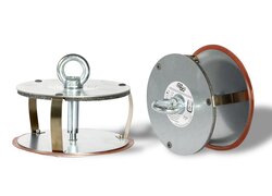 Brandschutz-Einbauelement zur Abschottung von Lüftungsleitungen in Decken.