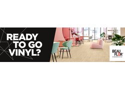 Vinylboden in modernem Raum.