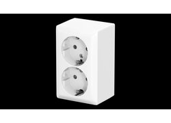 BUSCH-BALANCE® AP Zweifach Stecker 9PAA00000399870 | © ABB AG BUSCH-JAEGER