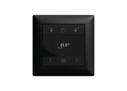 KNX Raumtemperaturregler Display Digital RTR3 schwarz matt | © ABB AG BUSCH-JAEGER