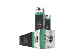 Capaver Glasgewebe K, eine Packung liegt horizontal, zwei weitere kleinere Packungen stehend darauf