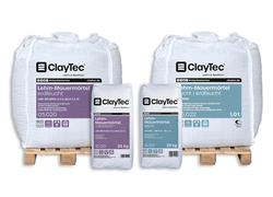 ClayTec Lehm-Mauermörtel in Säcken und Big-Bags.