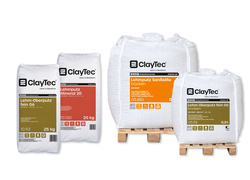 ClayTec Lehmputze – trocken, fein, mineralisch, sanierend.
