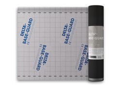 Schutzbahn Delta-Base-Guard für erdberührte Bauteile und Fundamente.