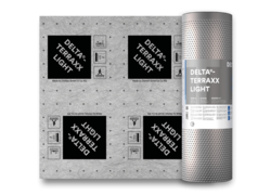 DELTA®-TERRAXX LIGHT Noppenbahn ausgerollt.