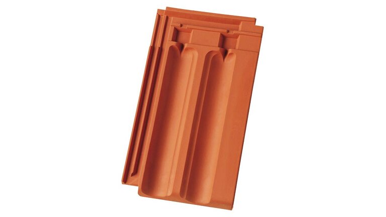 Doppelmuldenfalz-Ziegel (Inklusive DS 5), roter Ziegel