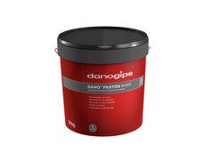 Roter Eimer Danogips Pastös Basis, 25 kg.
