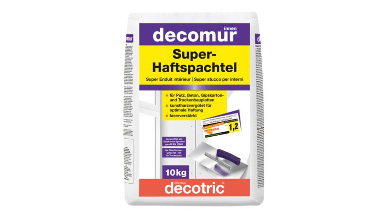 decomur Super Haftspachtel, 10kg Sack