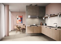 Küche, Stühle, Bodenbelag, Fliesen