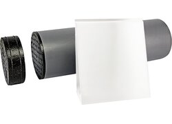 Lüftungsmodul mit Wärmespeicher und Abdeckung