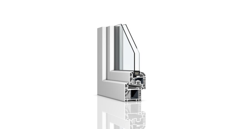 Weißer Rahmen Fenster ECO 4000 AD