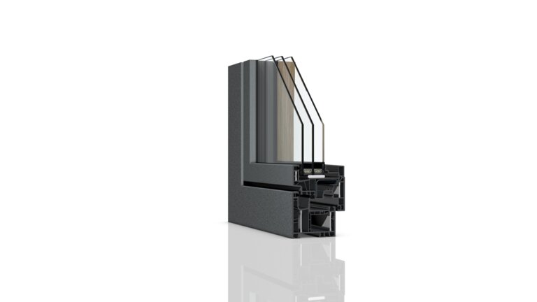 Das brand Fenster ENERGETO® NEO MD mit weißen Rahmen