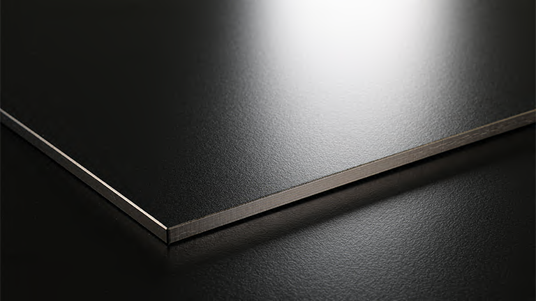 Das Produkt Max Compact der Firma FunderMax GmbH, in schwarz