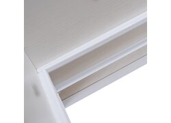 Nahaufnahme des Deckenbündigen Einbaus der Bodentreppe DOLLE clickFIX thermo von oben