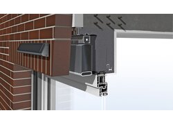 PAKTO® Aufsatzkasten mit Ziegelverblendung und Raffstore