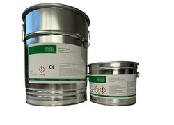 Metalleimer mit OP-COAT 100 N Epoxidharz-Beschichtung von ORGANIC POLYMER | © OP-COAT 100 N Hauptbild