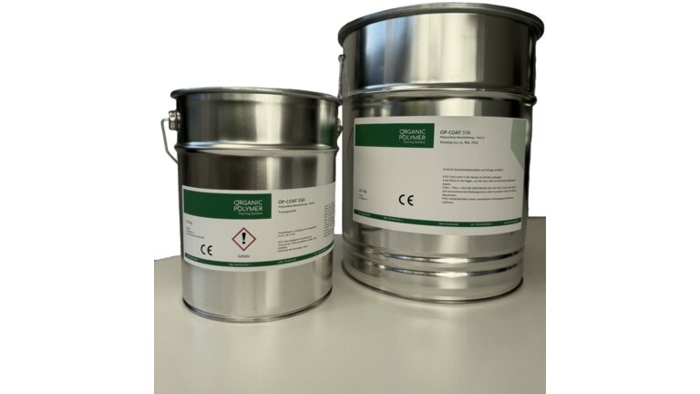 Zwei kreisförmige Brandschutz-Einbauelemente aus Metall mit Ösen.