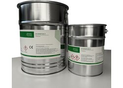 Zwei runde, metallische Brandschutz-Einbauelemente mit praktischen Montageösen.