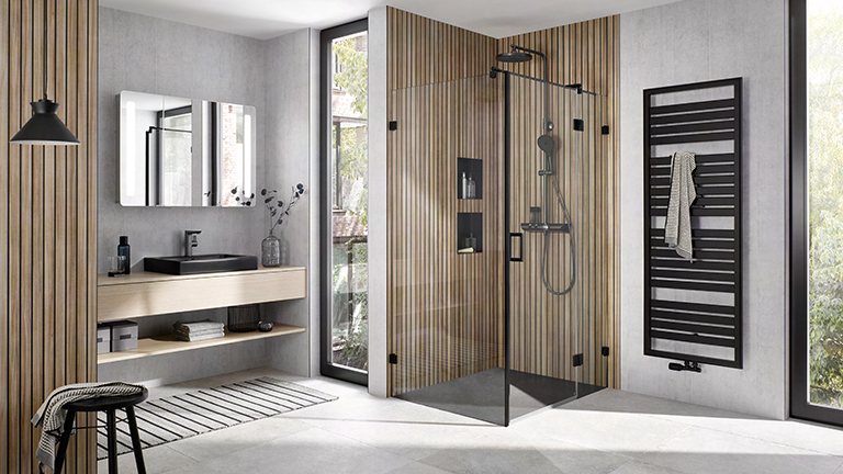Raumszene, Dusche