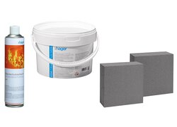 Brandschutzmaterialien: Schaum, Paste, Platten