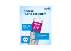 OTTOCOLL® M 550 HiTack Werbebild mit Fakten und Qualitäten