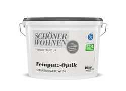  16-kg-Eimer "Schöner Wohnen Trendstruktur Feinputz-Optik" Strukturfarbe in Weiß