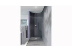 JACKOBOARD als Dämmung an einer Wand im Badezimmer und um dessen Dusche