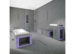 JACKOBOARD als Dämmung in einem gesamten Bad. An der Wand, dem Boden und in der EInrichtung