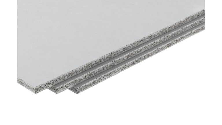 Powerpanel H2O, drei weiße Platten übereinander
