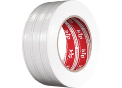 "kip 224 Gewebeband" in Weiß, mit einer Breite von 48 mm und einer Länge von 50 m. 