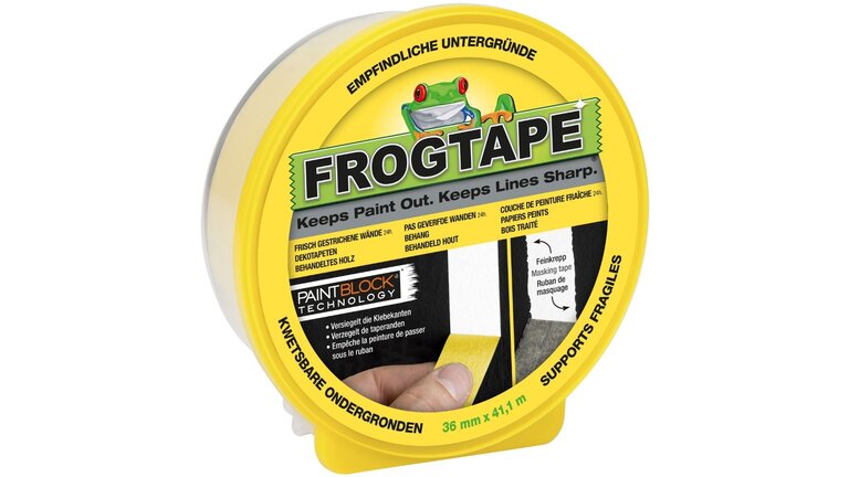Frogtape für empfindliche Untergründe, 36 mm.