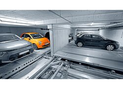 Automatisches Parksystem mit mehreren Fahrzeugen