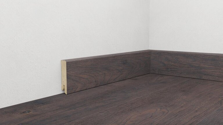 MDF/HDF-Profile in einem dunklem Holzton
