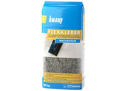 Knauf Flexkleber Naturstein, 20 kg, für Marmor, Glas- und Metallfliesen, schnell belegreif.