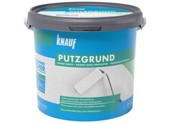 Knauf Putzgrund Eimer, gebrauchsfertige Grundierung für Dekorputze, lösemittelfrei, wasserabweisend.