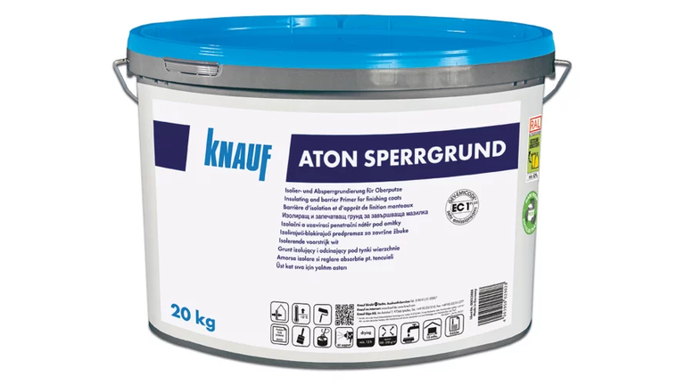 Isolier- und Absperrgrundierung für Oberputze.