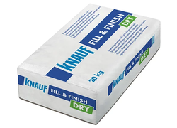 Weiße Tüte, blaue Schrift, 20 kg.