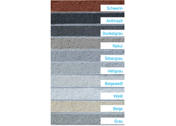 Farbpalette für Oberflächen.