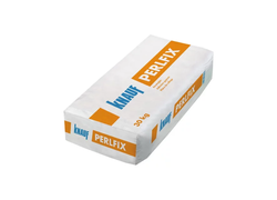Weiße Verpackung, blaue und orange Schriftzüge.