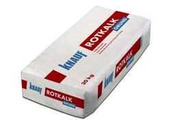 Rotkalk Grund, verpackt, liegend, in Papier, 300kg