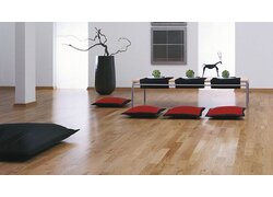 LOGOCLIC Fertigparkett, Tisch, Kissen